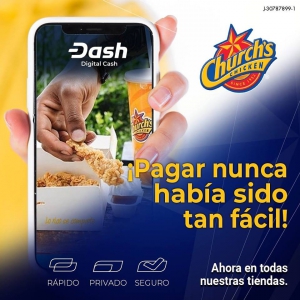 Венесуэла: Church’s Chicken будет принимать Dash в качестве средства оплаты